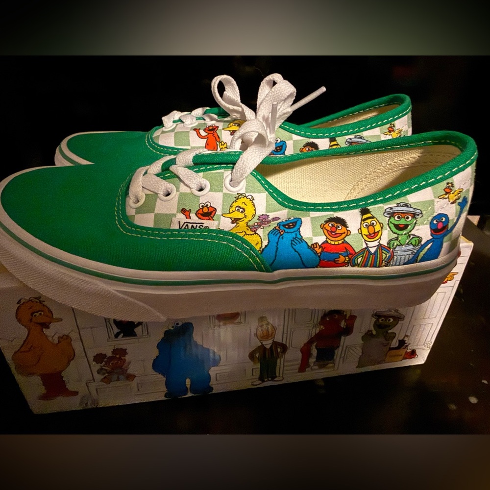Vans Kids Green Sesame Street Sneakers